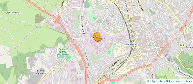 localisation de l'entreprise SOC NOUVELLE TERM INDUSTRIES  SAINT-ETIENNE