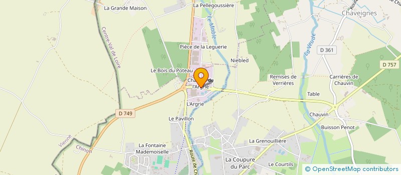localisation de l'entreprise SOC NOUVELLE TOURAINE FACONNAGE à RICHELIEU