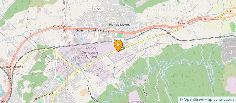 localisation de l'entreprise SOC NOUVELLE TRANSPORTS COMTE SONOTRACOM  MEYREUIL