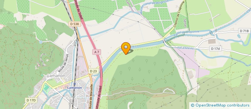 localisation de l'entreprise SOC NOUVELLE TRANSPORTS COURSES EXPRESS  LAMANON