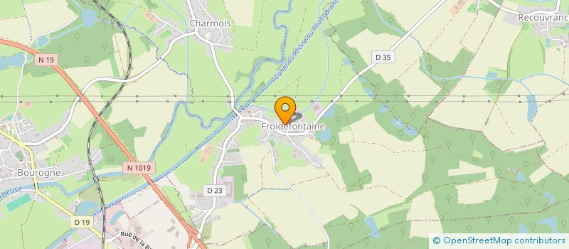 localisation de l'entreprise SOC NOUVELLE TRANSPORTS EUROPEENS à FROIDEFONTAINE