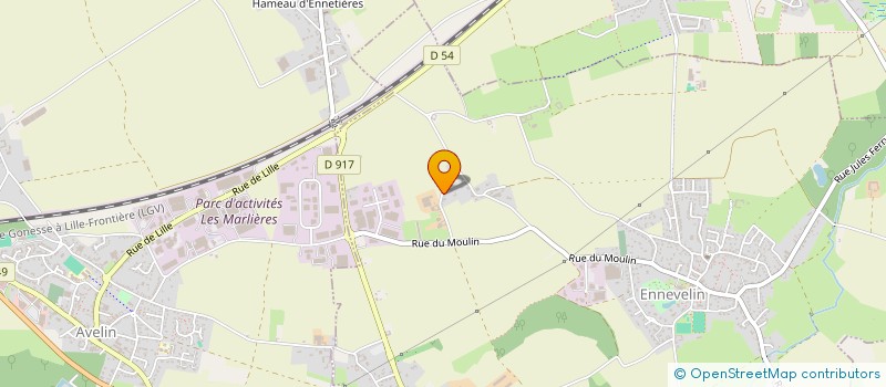 localisation de l'entreprise SOC NOUVELLE TRANSPORTS PLANQUE  ENNEVELIN