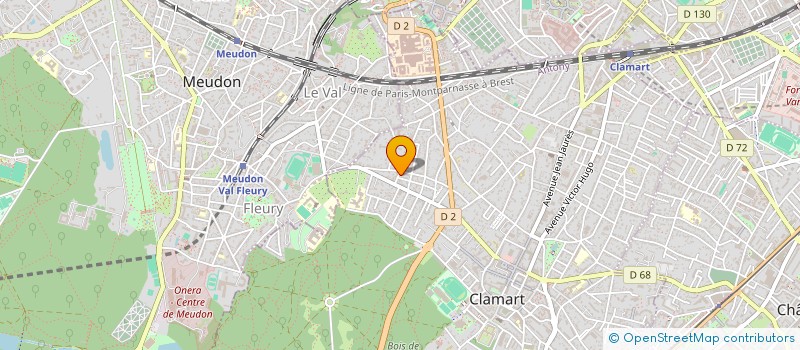 localisation de l'entreprise SOC NOUVELLE VALLEE DU BOIS à CLAMART