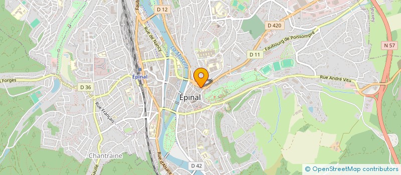 localisation de l'entreprise SOC NOUVELLE VOSGES LAVAGE à EPINAL