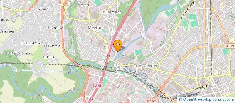 localisation de l'entreprise SOC NOUVELLE ZAMA à ANNECY
