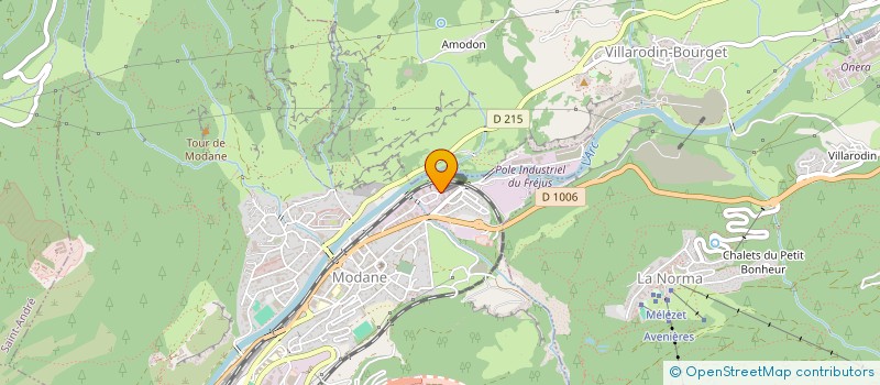 localisation de l'entreprise SOC NOUVELLE ZOPPI à MODANE