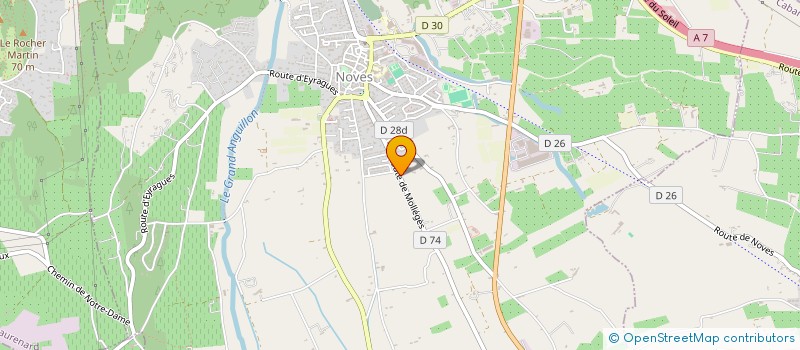 localisation de l'entreprise SOC NOVAISE DE BATIMENT  NOVES