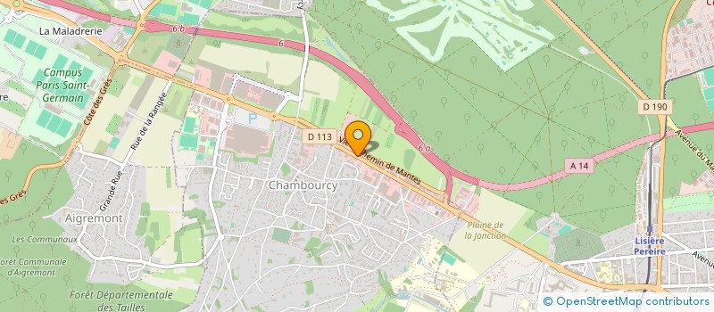 localisation de l'entreprise SOC NVELLE CHEMINEES CHAMBOURCY à CHAMBOURCY