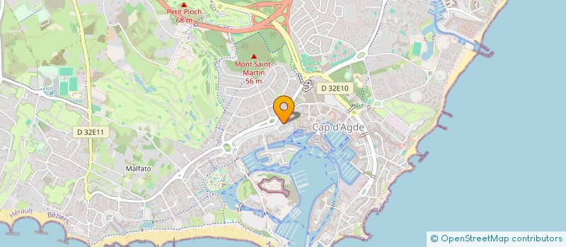 localisation de l'entreprise SOC OCCITANE GESTION PROMOTION  AGDE