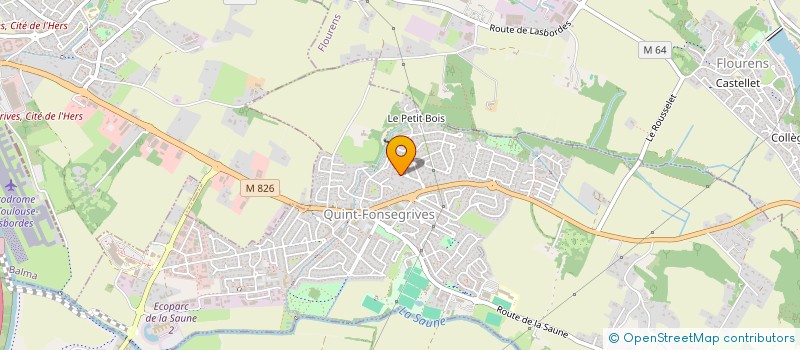 localisation de l'entreprise SOC OLIVIER  QUINT-FONSEGRIVES