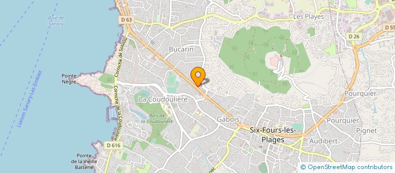 localisation de l'entreprise SOC OLIVIERI à SIX-FOURS-LES-PLAGES