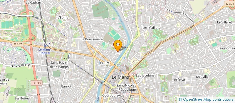 localisation de l'entreprise SOC OLLIVIER à LE MANS