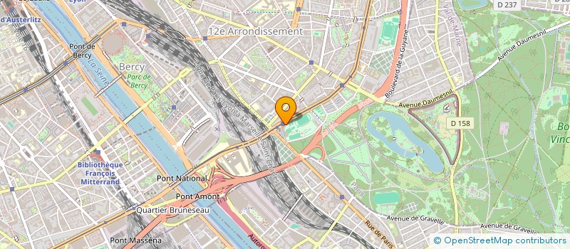 localisation de l'entreprise SOC OMNISPORTS LA NATION à PARIS