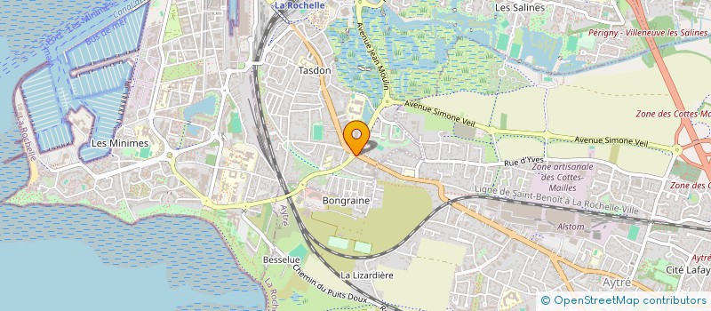 localisation de l'entreprise SOC OPERATIONS DIVERSES IMMOBILIERES  LA ROCHELLE