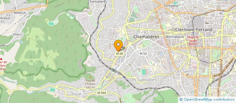 localisation de l'entreprise SOC OPHTALMOLOGIQUE DE SAINT ANTOINE à CHAMALIERES