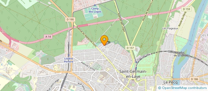 localisation de l'entreprise SOC ORGAN RECHER ALLIAGE COULEE CONTINUE à SAINT-GERMAIN-EN-LAYE