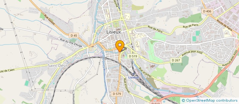 localisation de l'entreprise SOC ORGANI FOIRES ET SALON PAYS D'AUGE  LISIEUX