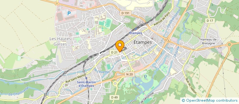 localisation de l'entreprise SOC ORGANIS GESTION COMMERC ORGAGECO à ETAMPES