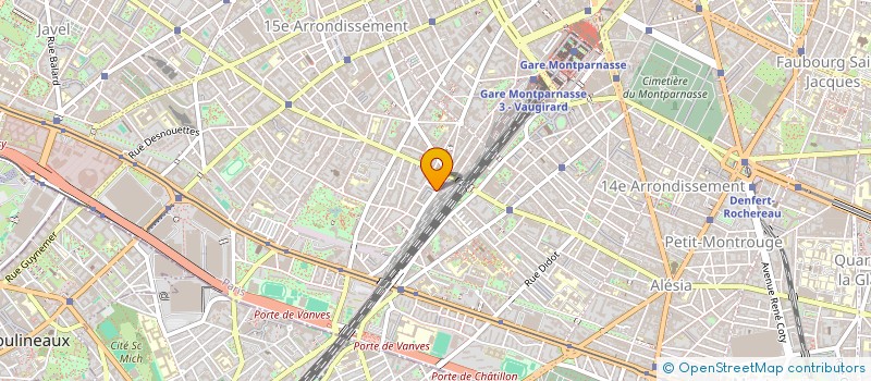 localisation de l'entreprise SOC ORGANIS TECHN ART REPROGR à PARIS