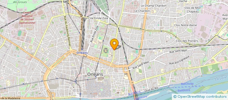 localisation de l'entreprise SOC ORLEANAISE DISTRIBUTION INFORMATIQUE à ORLEANS