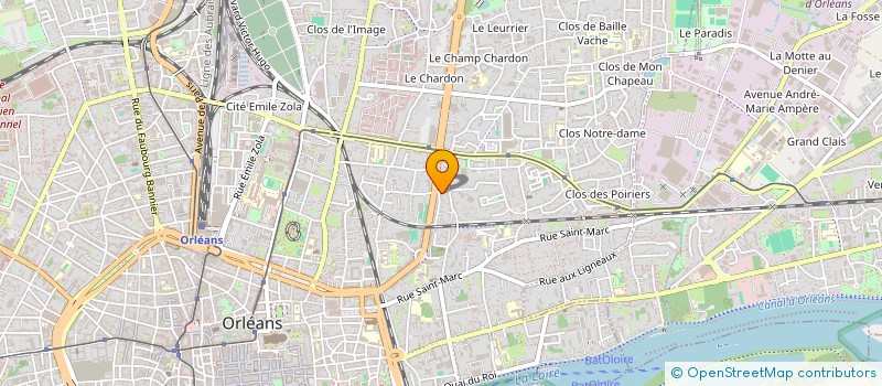 localisation de l'entreprise SOC ORLEANAISE GROS OEUVRE à ORLEANS