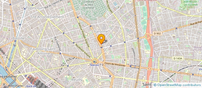 localisation de l'entreprise SOC OUARNIER ET GUYONNET à PARIS