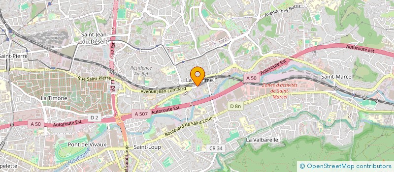 localisation de l'entreprise SOC OUVRAGE METAL ET ALUMINIUM à MARSEILLE