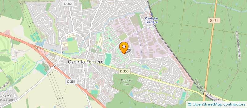 localisation de l'entreprise SOC OZOPHORICIENNE MENUIS AGENC DECORAT à OZOIR-LA-FERRIERE