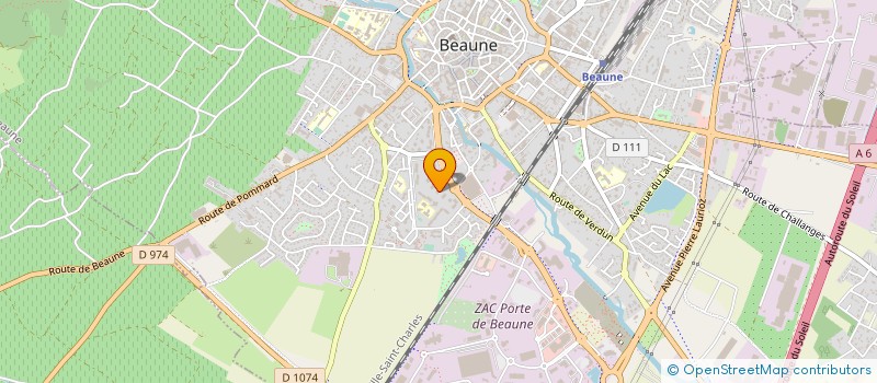 localisation de l'entreprise SOC PAM à BEAUNE