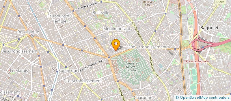localisation de l'entreprise SOC PANCHET THERMOMETRES à PARIS