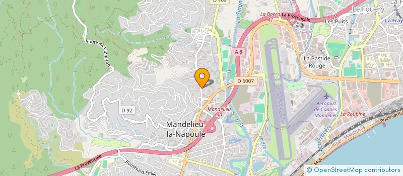 localisation de l'entreprise SOC PANIFICATION MANDELIEU  MANDELIEU-LA-NAPOULE