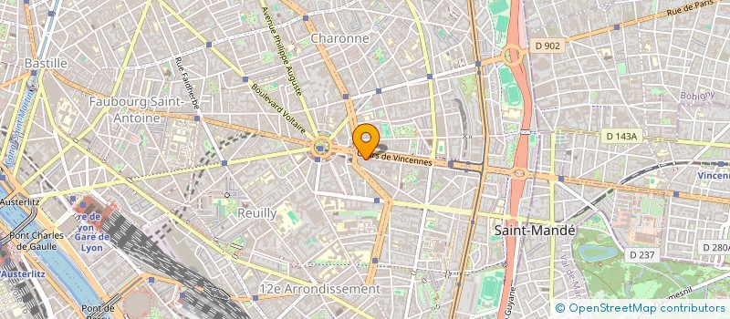 localisation de l'entreprise SOC PARFUMERIE DES COLONNES  PARIS