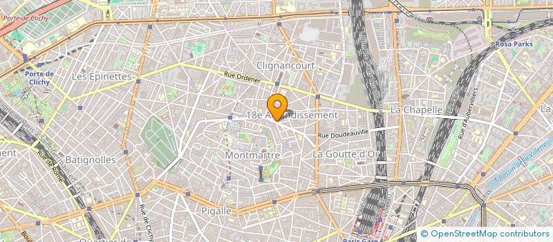 localisation de l'entreprise SOC PARIS NORD GARAGE  PARIS