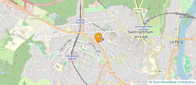 localisation de l'entreprise SOC PARISIENNE AMENAGEMENT CONSTRUCTION à SAINT-GERMAIN-EN-LAYE