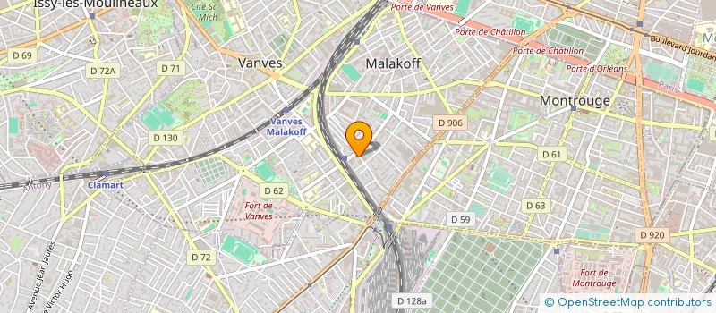 localisation de l'entreprise SOC PARISIENNE D EDITIONS ARTISTIQUES à MALAKOFF