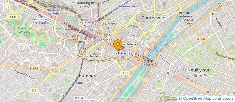 localisation de l'entreprise SOC PARISIENNE DE GESTION MOBILIERE à PUTEAUX