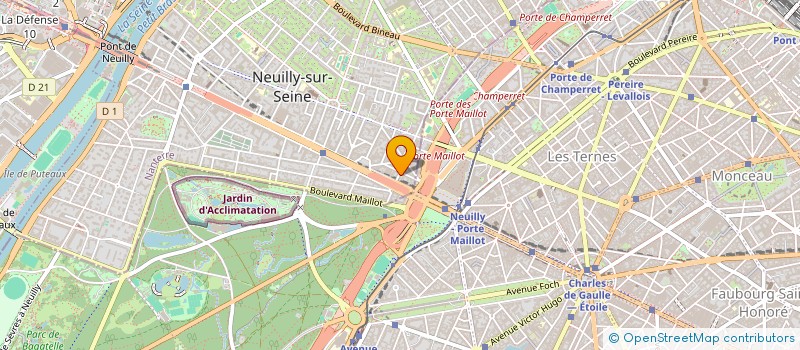 localisation de l'entreprise SOC PARISIENNE DE PEINT ET SER FAUCHET à NEUILLY-SUR-SEINE