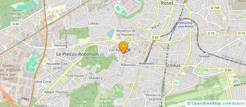 localisation de l'entreprise SOC PARISIENNE ETUDE TECHNI REALIS INDUS à LE PLESSIS-ROBINSON