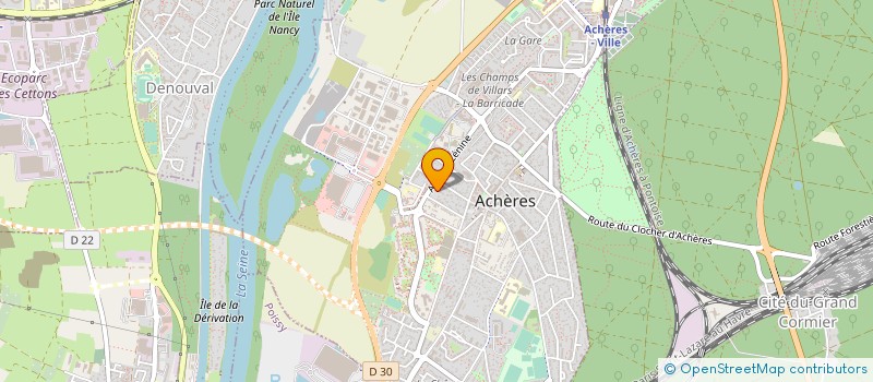 localisation de l'entreprise SOC PARISIENNE MULTISERVICE à ACHERES