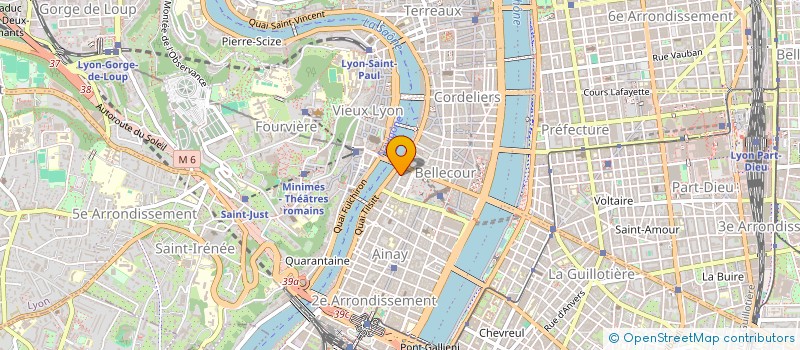 localisation de l'entreprise SOC PART FINANCES PROFESSION AVOCATS  LYON