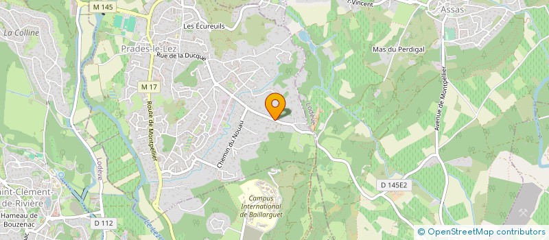 localisation de l'entreprise SOC.PARTENAIRE D INTERET PHARMACEUTIQUE à PRADES-LE-LEZ