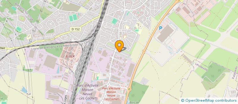 localisation de l'entreprise SOC PARTIC DEVELOPP COMMERC  BRETIGNY-SUR-ORGE