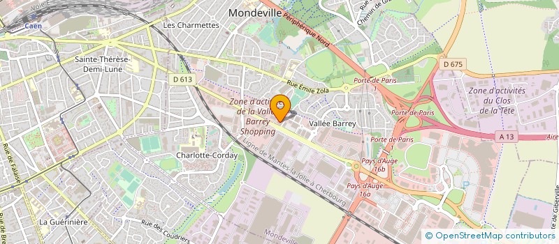 localisation de l'entreprise SOC PARTICIP FINAN MOBIL IMMO ET COMMERC à MONDEVILLE