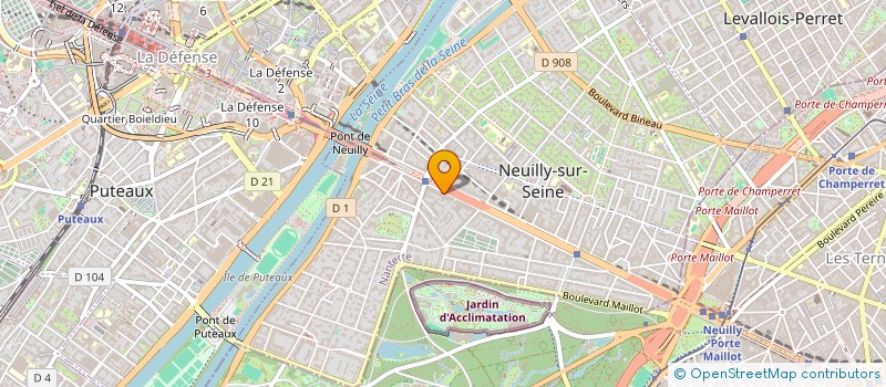 localisation de l'entreprise SOC PARTICIP GEREE CEWI 2 à NEUILLY-SUR-SEINE