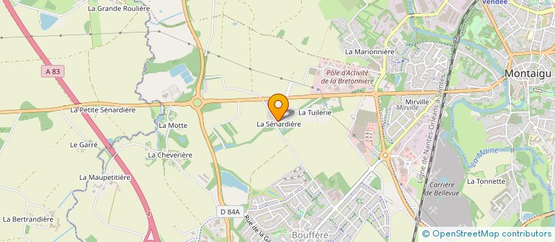 localisation de l'entreprise SOC PARTICIPATION CIALE ET INDUSTRIELLE à MONTAIGU-VENDEE
