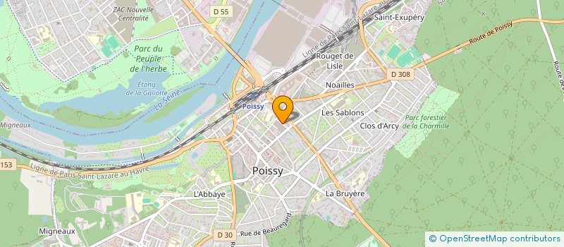 localisation de l'entreprise SOC PARTICIPATION GESTION MAGASINS à POISSY