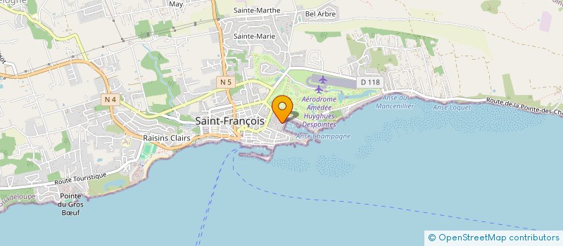 localisation de l'entreprise SOC PARTICIPATION INVESTISSEMENT CARIBEE à SAINT-FRANCOIS