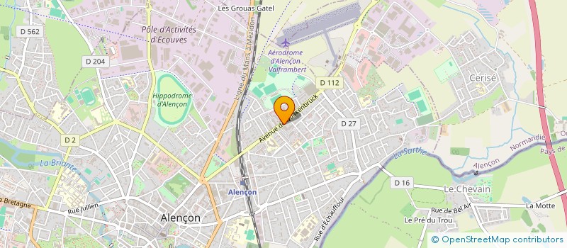 localisation de l'entreprise SOC PARTICIPATION LEGRAND AUTOMOBILE à ALENCON