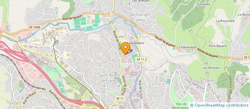 localisation de l'entreprise SOC PASCALE SOPHIE  SAINT-PRIEST-EN-JAREZ