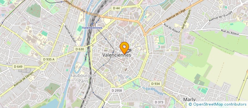 localisation de l'entreprise SOC PATISSERIE CH & JP PAYEN  VALENCIENNES